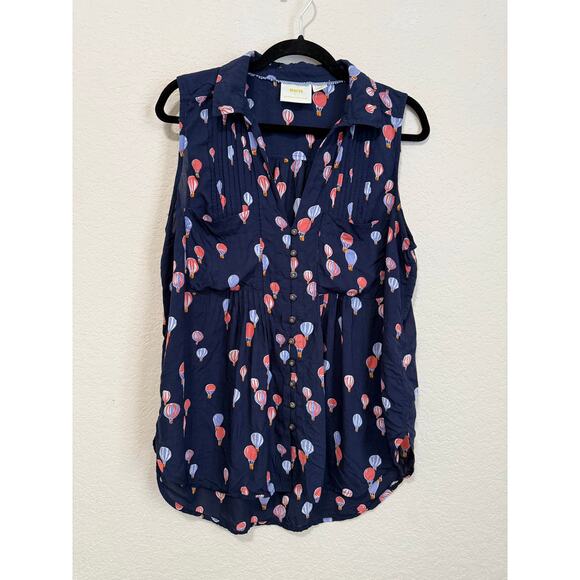 Maeve by Anthropologie Hot Air Balloon Sleeveless Blouse – Size Large - Picture 1 of 4